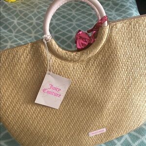 Juicy Couture Gold Tote Bag with Elegant Design